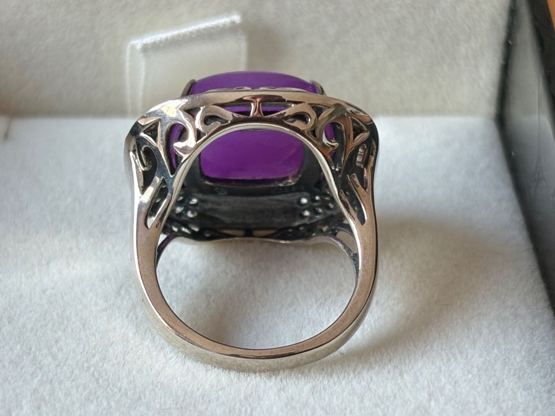 Ringe: Ring Jade, Violett, Silber 925, Grösse 53 – Neu (gemäss Beschreibung) aus Brugg AG von lau_9rvy 2