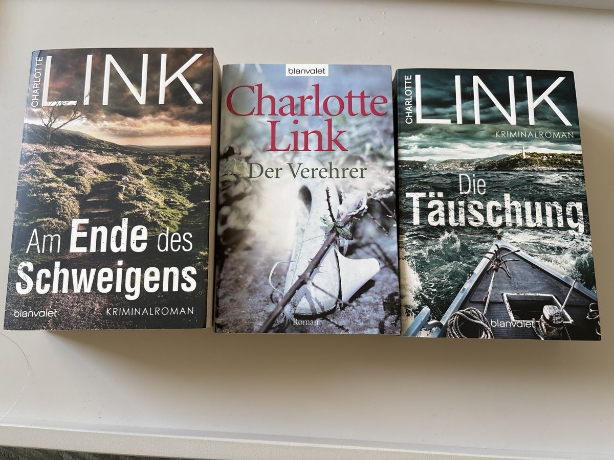 Libri: Charlotte Link: 3 Krimi-Romane – Usato da Pieterlen venduto da JK99
