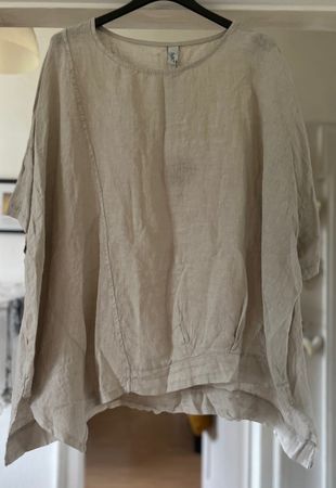 TUNIQUE OVERSIZE EN LIN!! M SOLDES DE FIN DE SAISON