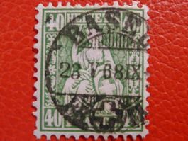 Sitzende Nr.34 Vollstempel BASEL: 23.MAI.1868, 100.-+