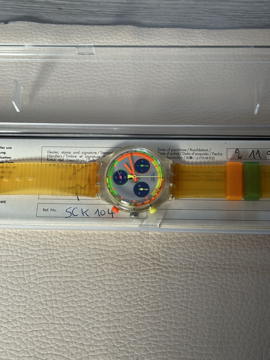 Swatch Orologi: Montre Swatch SCK104 Chrono – Nuovo (secondo la descrizione) da Posieux venduto da Angeles82 5