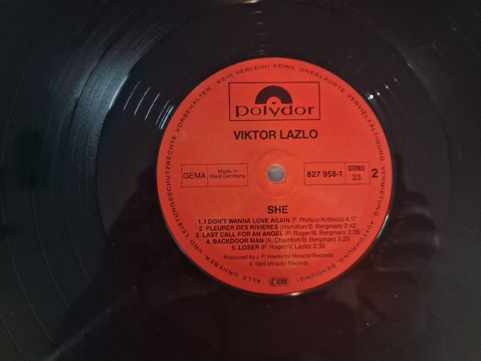 Schallplatten: Victor Lazlo - She – Gebraucht aus Pfaffnau von gunport 4