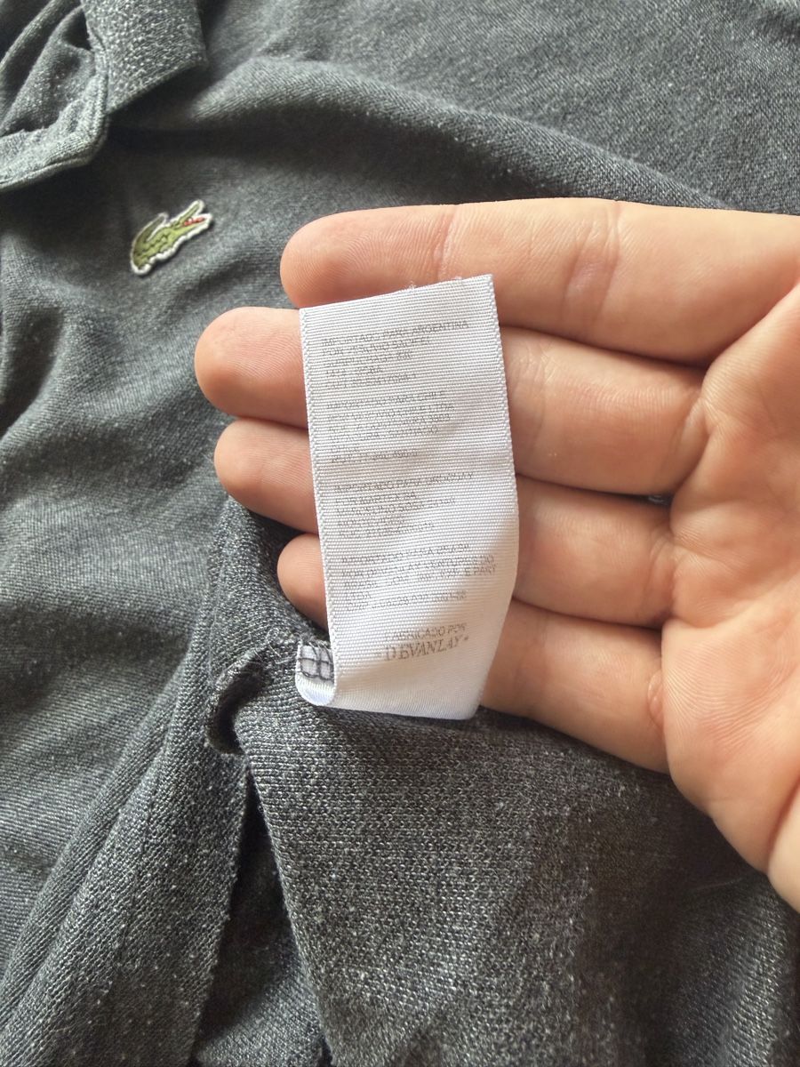 Lacoste Polo-Shirts: Polo Lacoste gris taille 7 occasion – Gebraucht aus Baulmes von resel_.tm 7