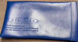 Brillenetui Steffen Optik blau