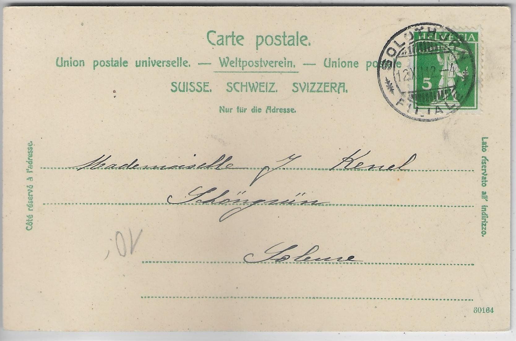 Cartes postales: Solothurn - St. Ursuskirche - animee – D'occasion à Ettingen par Kartenplanet 1