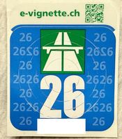 Vignette 2026 Schweiz Autobahn