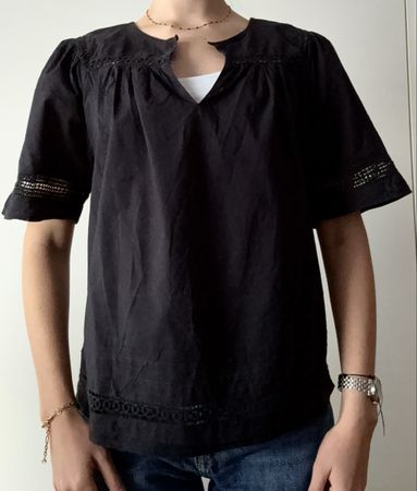 Blouse Caroll noire 38