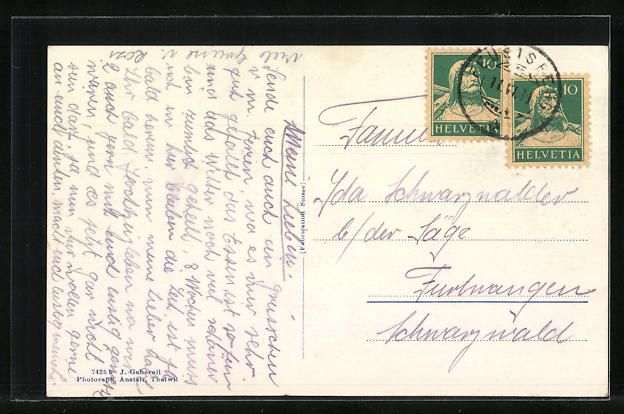 Cartoline postali: Feusisberg, Kurhaus Feusisgarten, Ansich – Usato da Berlin venduto da bartko-reher 1