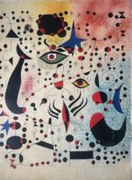 Joan Miró, Acryl auf Leinwand, Kopie