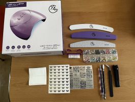 Nagel LED UV Lampe Set mit Zubehör neu!