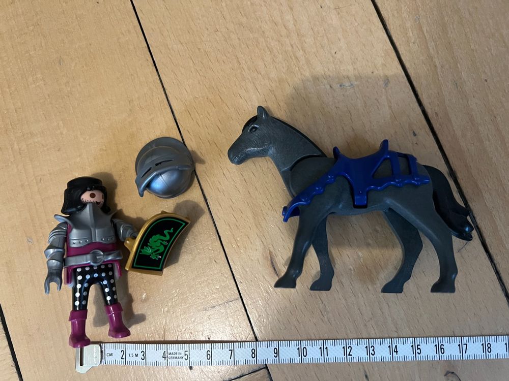 Playmobil Ritter Figur mit Pferd für Ritterburg | Kaufen auf Ricardo