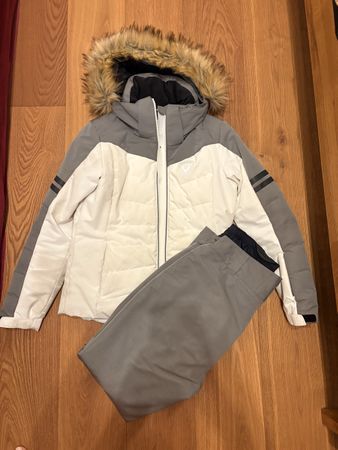 Rossignol Skijacke Weiss/Grau Grösse L mit Hose 