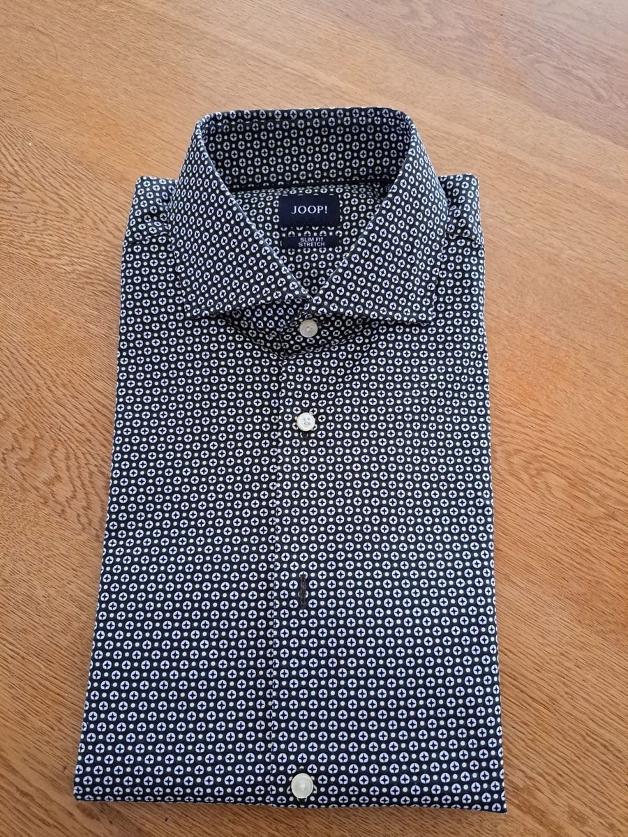 Joop Hemden: Joop Slim Fit Hemd gemustert, Gr. 40 – Neu (gemäss Beschreibung) aus Balzers von lea_sy5p