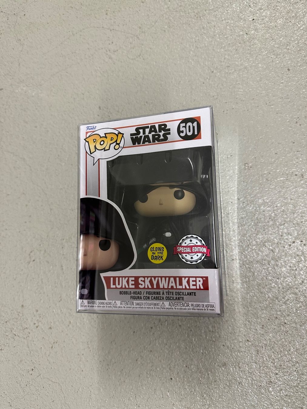 Star Wars Statuette: Funko Pop! Star Wars Luke Skywalker (SE & Gitd) Nr. 501 – Usato da Adlikon b.Regensdf venduto da sof_v82f