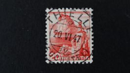 Vollstempel THIELLE (Neuchâtel)  20.VI.47   32