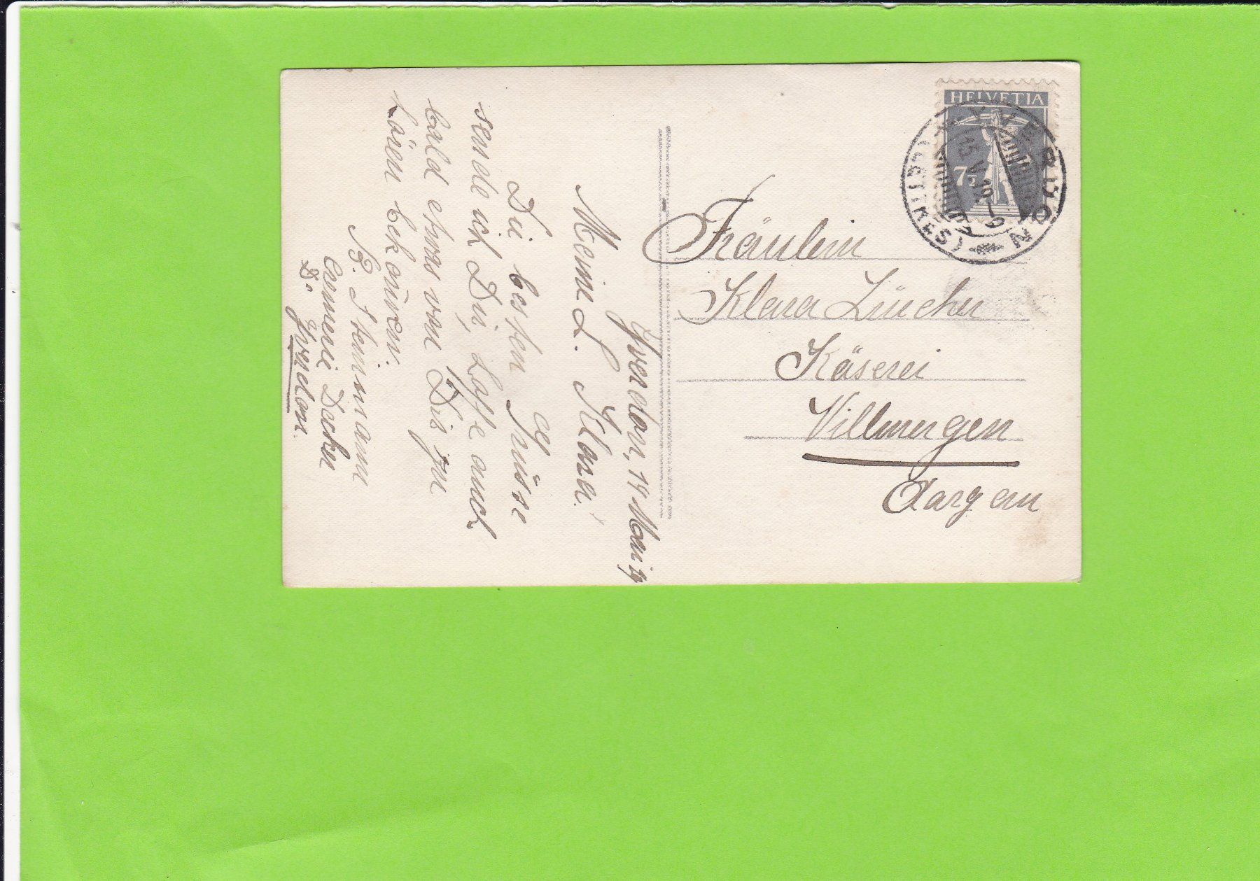 Cartoline postali: Damen Portrait--1919 versendet – Usato da St. Peterzell venduto da neckertal 1