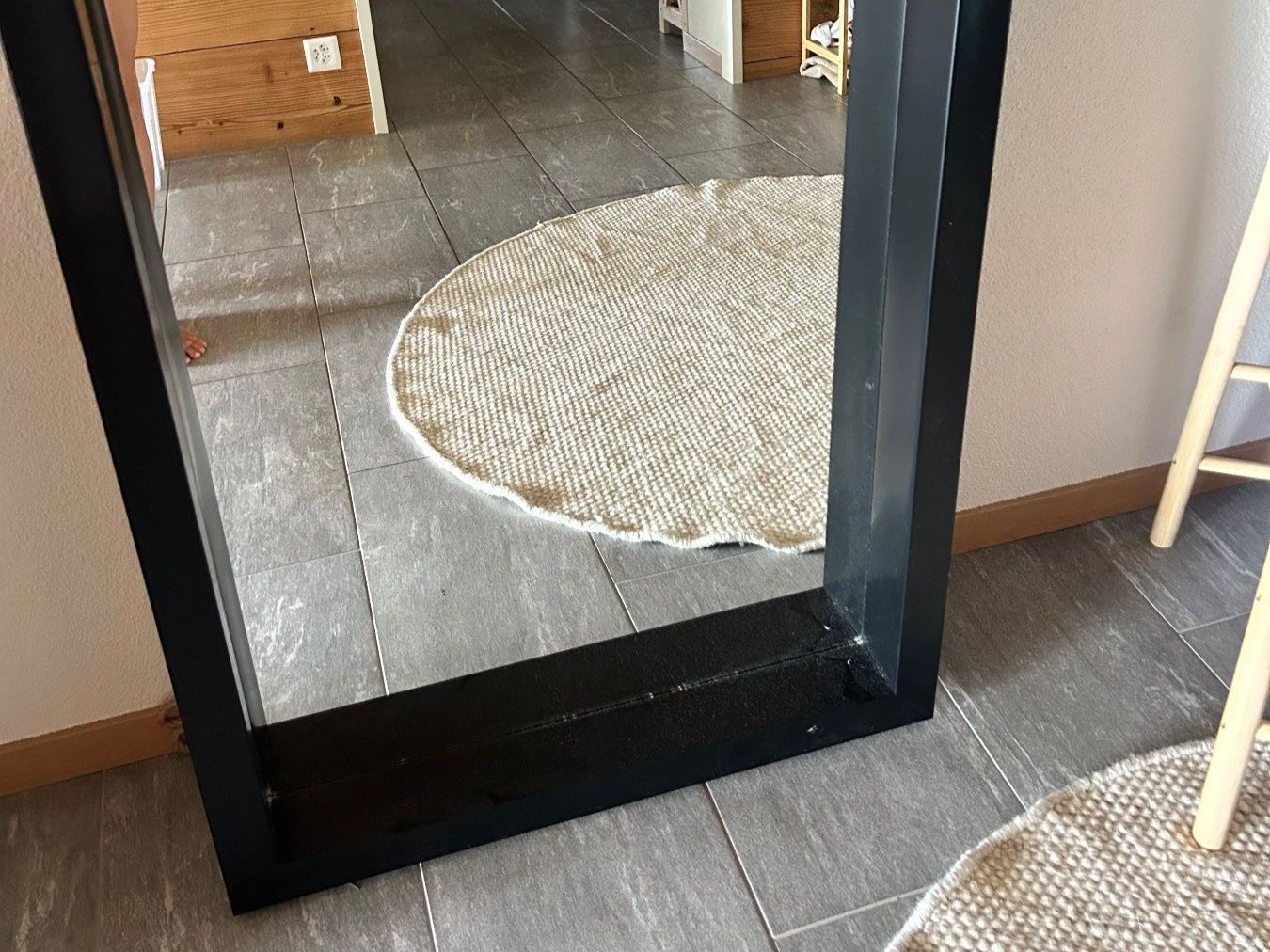 Miroirs: Grosser Spiegel schwarz – D'occasion à Hitzkirch par auuum 1