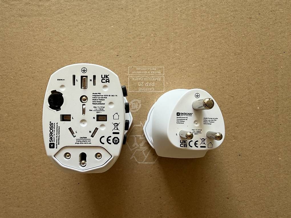 SKROSS Unità & Adattatore: Skross Adapter/Länderadapter World + India – Nuovo (secondo la descrizione) da Oberburg venduto da LW034 1