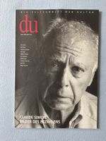 Du-Heft 691, 1/1999; Claude Simon. Bilder des Erzählens