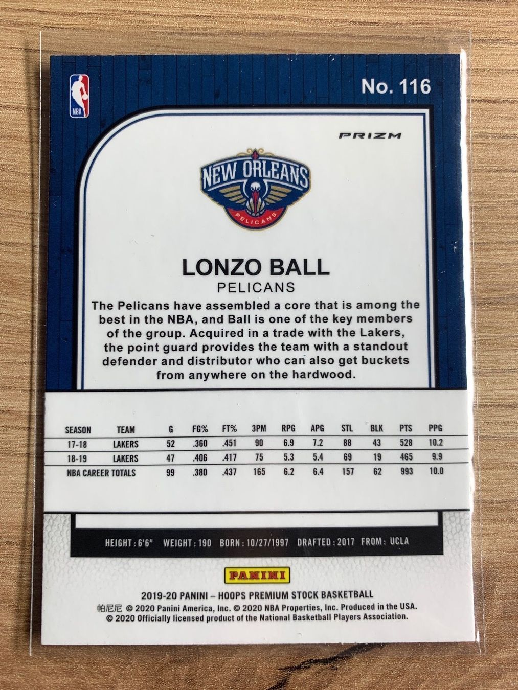 Nba Cartes à collectionner: NBA Lonzo Ball DISCO PRIZM – D'occasion à Netstal par Clutch79Cardz 1