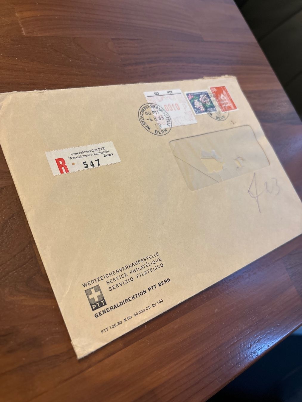 Alle Briefmarken: PTT Couvert mit Pro Juventute Marken 1963 – Gebraucht aus Zürich von engebrunau