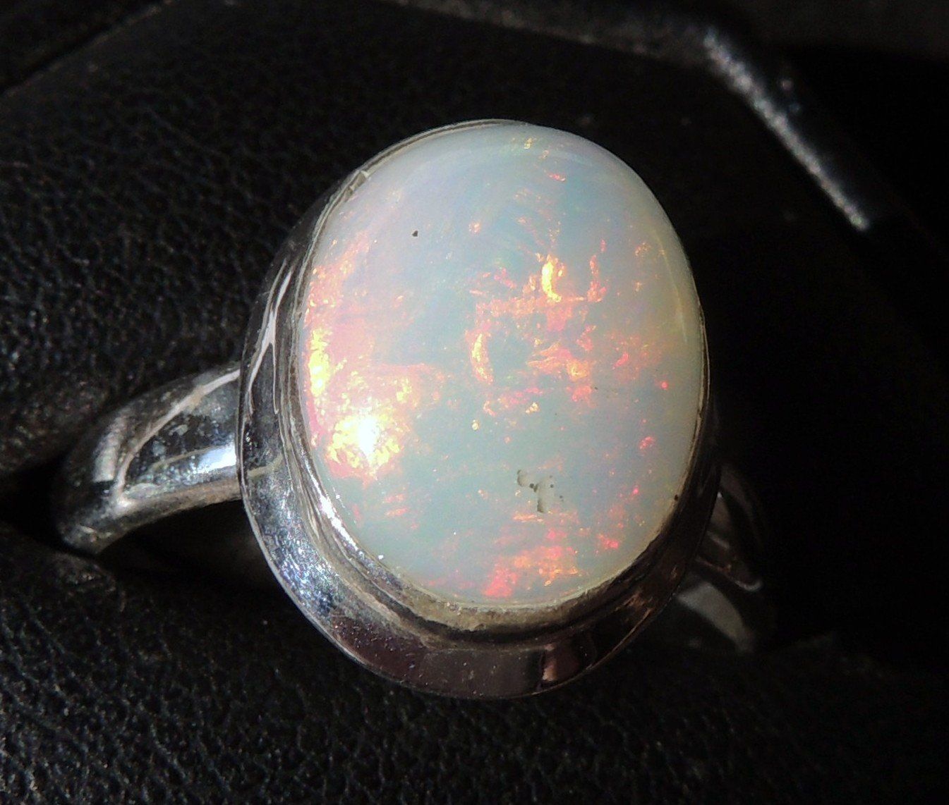 Anelli: Äthiopischer Opal Fingerring Gr. 60 – Usato da Waldenburg venduto da schaller707 2