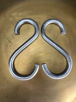 2x S-Haken, Sehr gross 26x13cm  Sehr solide, sehr stark, 2,6