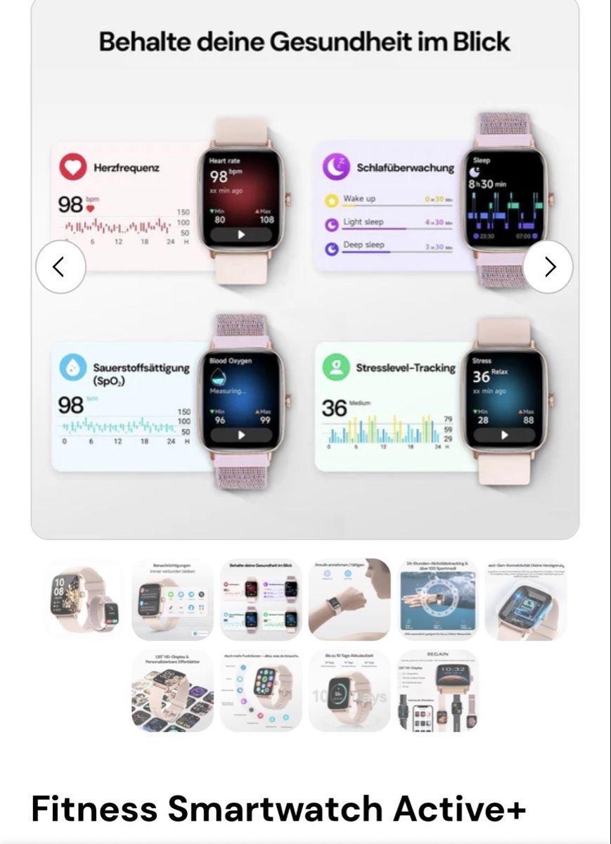 Smart Smartwatch: Smart watch  – Neu und originalverpackt aus Pfyn von Nathalie71 2