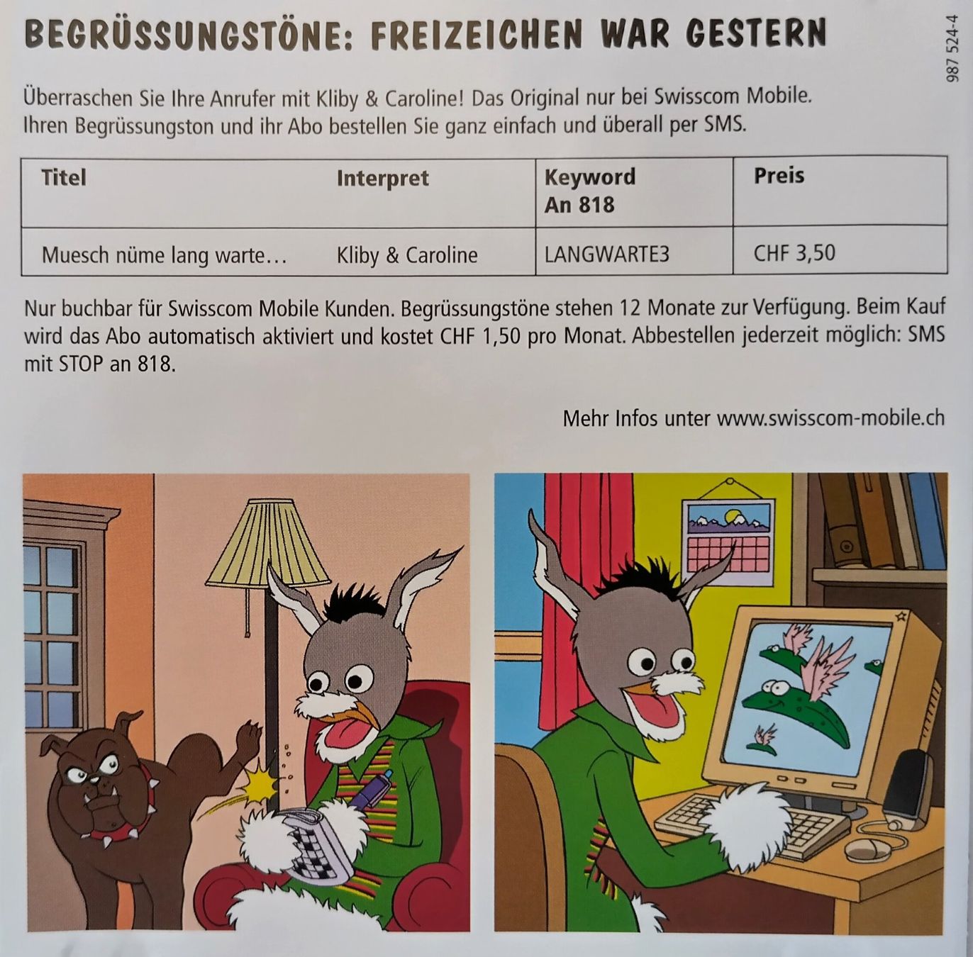 CDs: Kliby & Caroline CD 2005 - Hesch du hüt scho glachet? – Gebraucht aus Bellach von JingleJerry 1