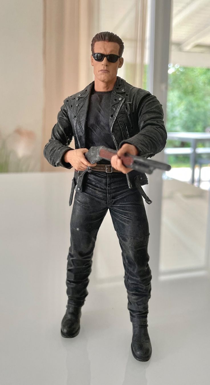 Figurines: Terminator 2, T-800 Arnold Schwarzenegger, 19cm – Neuf (Voir description) à Avenches par