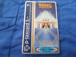 Taxcard Circus Royal offizielle Taxcard 2500 Telefonkarten