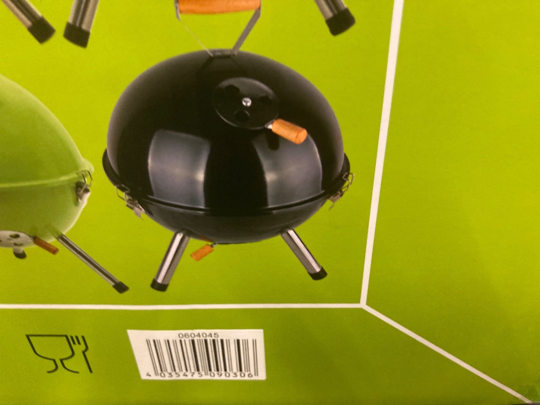 Griglie: Mini BBQ Grill Cookout, schwarz, ca. 30 cm Durchmesser – Nuovo e nell'imballaggio originale da Neuenhof venduto da jorogo 2