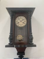 Antike Junghans Wanduhr mit Holzgehäuse –Historismus ca1910