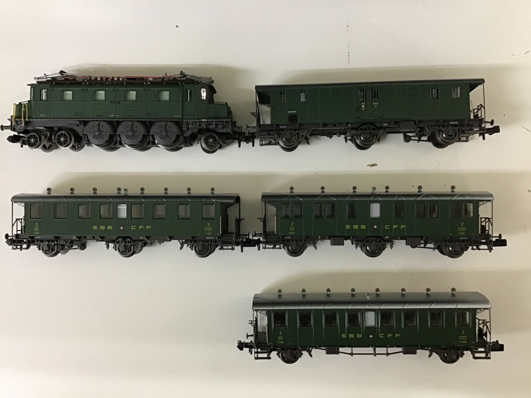 Piko Modellini di ferrovie: SBB AE 3/6  mit 5 Wagen  PIKO N – Usato da Männedorf venduto da Spezial-Modelle