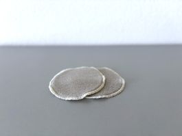 NEU Stilleinlagen Silber waschbar 2 Stk. wiederverwendbar