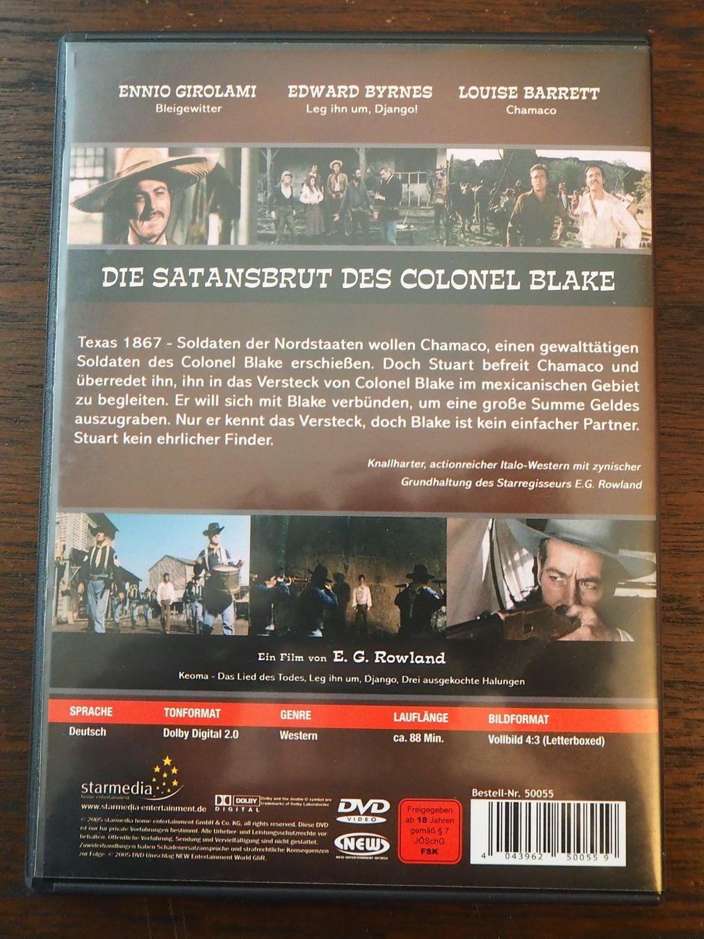 Tutti i DVDs: Die Satansbrut des Colonel Blake / Edward Byrnes – Usato da Chur venduto da dluli 1