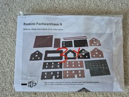 Bausatz Fachwerkhaus 3x Spur N