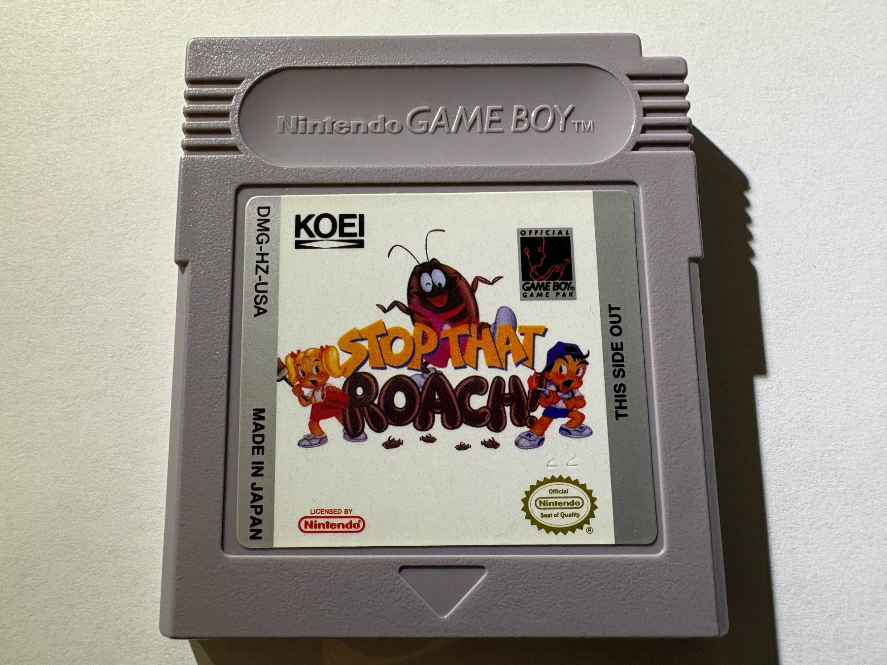 Nintendo Spiele: Stop That Roach! - Nintendo Game Boy - USA Modul - SELTEN – Gebraucht aus Zürich von VintagePalace