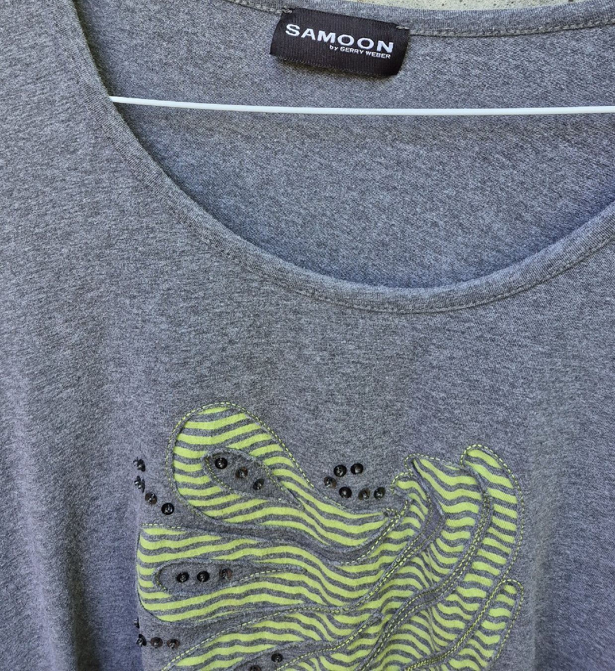 T-shirt: Shirt Samoon Langarm, Gr. 48/50 – Usato da Illnau venduto da Bab58blau 1