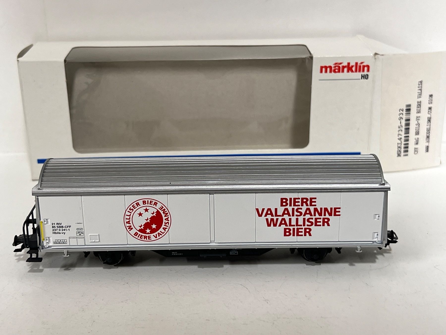 Märklin Modellini di ferrovie: Märklin CFF WAG HBILS-VY BIERE VALAISA – Nuovo (secondo la descrizione) da Neuenhof venduto da ludovicco 1