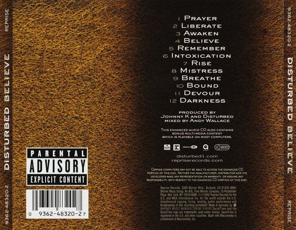 CDs: Disturbed – Believe - c – D'occasion à Brittnau par Zibu 1