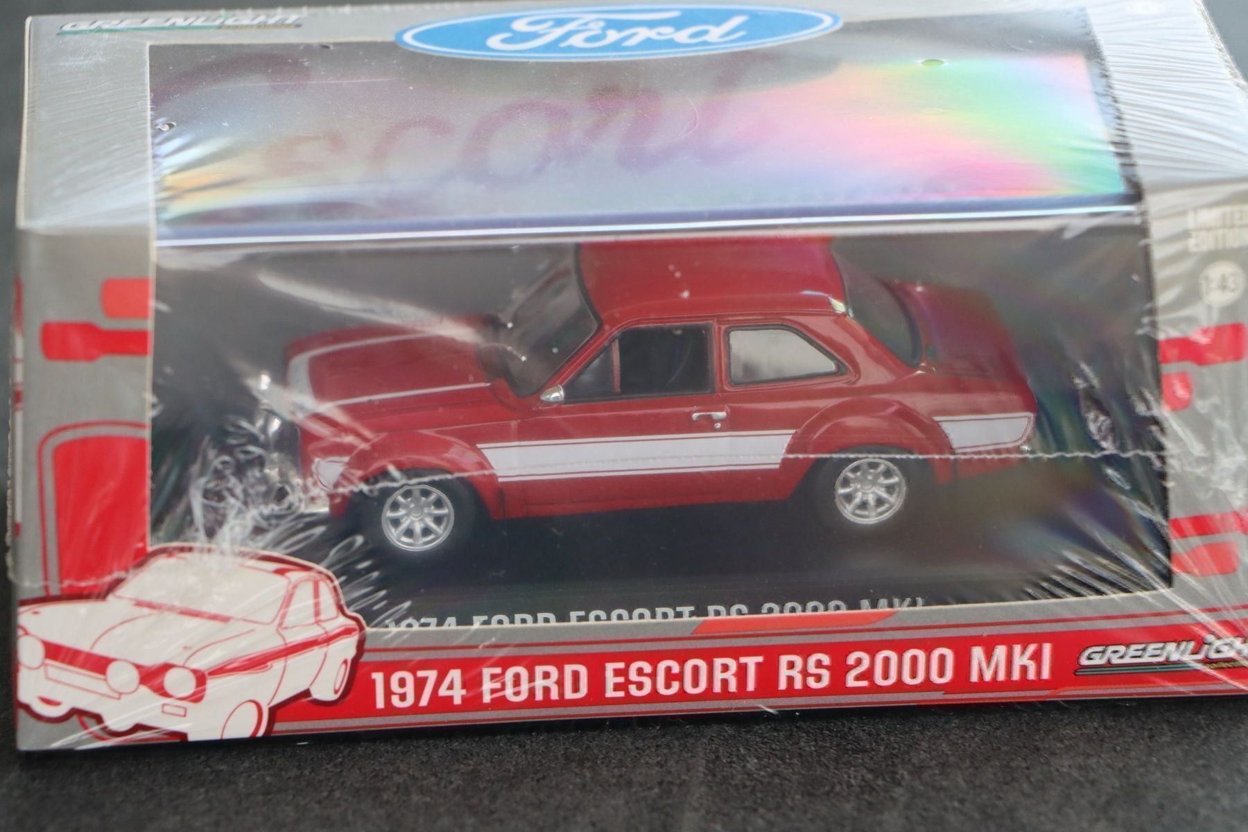 Ford Modellini d'auto: Ford Escort RS 2000 MK1 1:43 Greenlight – Nuovo e nell'imballaggio originale da Bühl b.Aarberg venduto da modelldiecast 3