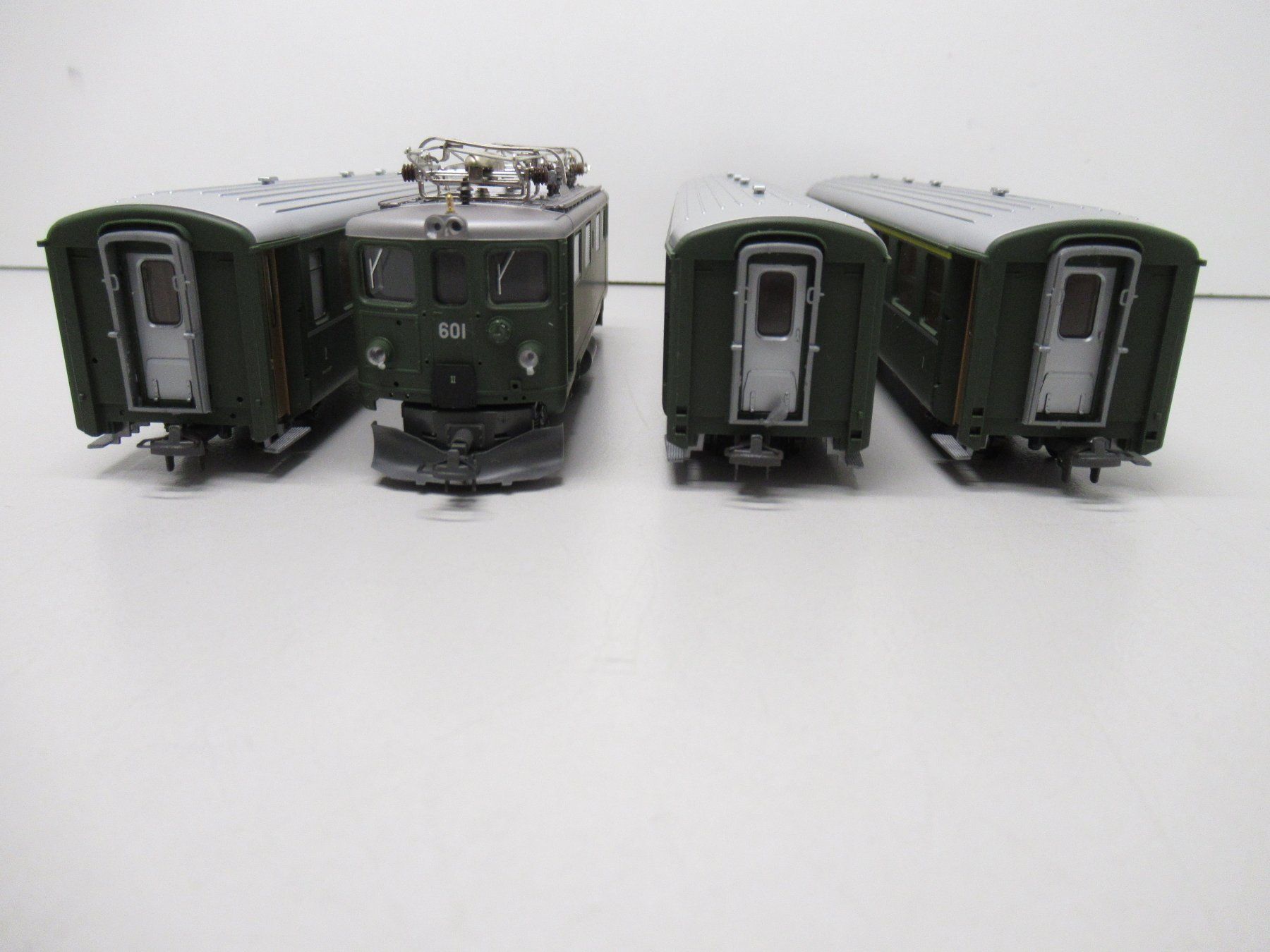Bemo Modellini di ferrovie: Bemo 7215 100 Schnellzugset der Rhätischen Bahn Analog H0m – Usato da Basel venduto da mhmarken 6