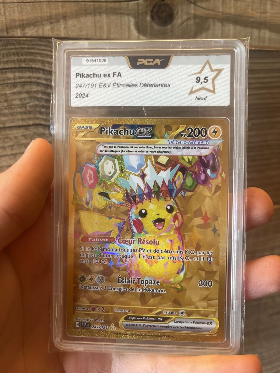 Pokémon Carte collezionabili: Pokémon Pikachu ex 247/191 PCA 9,5 – Nuovo (secondo la descrizione) da Pully venduto da dom8304