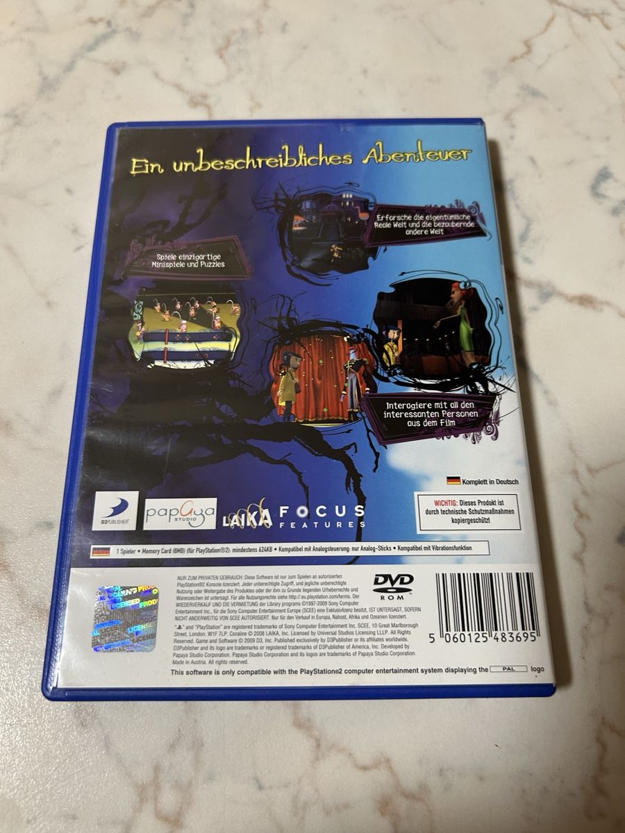 Jeux: Coraline Pal PS2 – D'occasion à Pully par PongDayOne 2