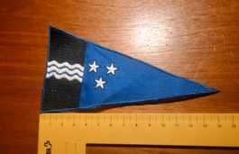 VINTAGE Patch ST. GALLER STICKEREI Aargau - Dreieck