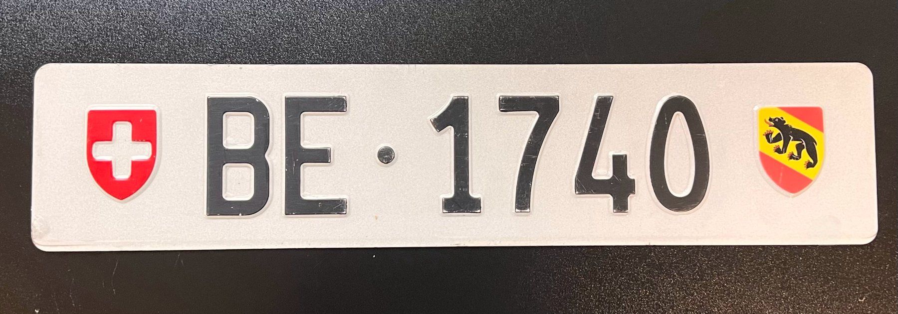 Ecriteaux: Schweizer Auto Kontrollschild BE 1740 – D'occasion à Sigriswil par resschmid 1