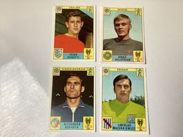 4 x Panini Fussball WM Sammelbilder "MEXICO 70“ Top & RAR!!