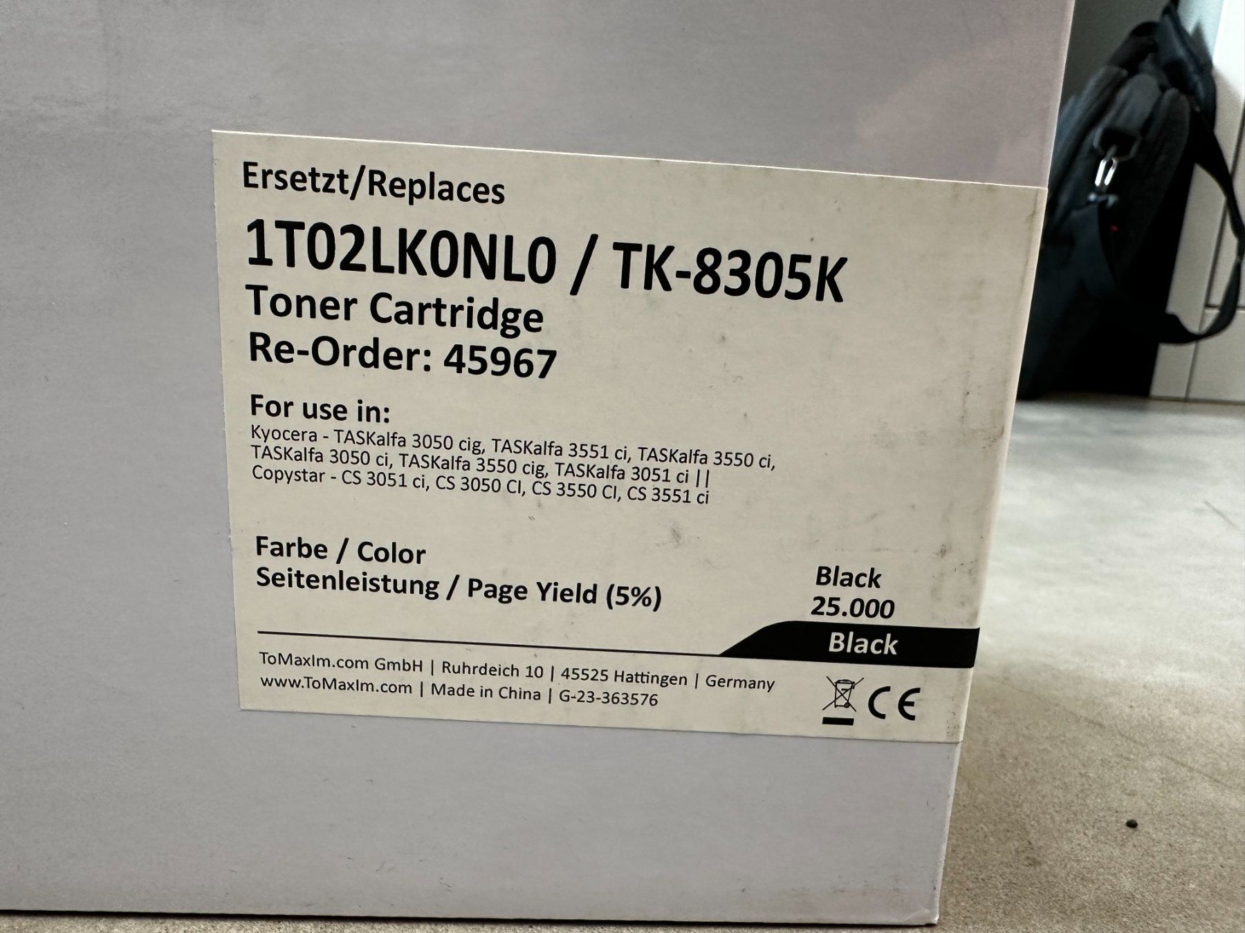Kyocera Cartucce per stampanti & toner: TK-8305 M/K/C/Y – Usato da Oberriet SG venduto da klva00 3