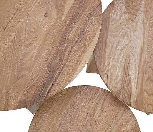 Set di tavolo e panche: Faye Eiche Massivholz Couchtisch 3er Set – Nuovo e nell'imballaggio originale da Lichtensteig venduto da pascalporchet 4
